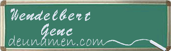 Wendelbert Genc Visitenkarte